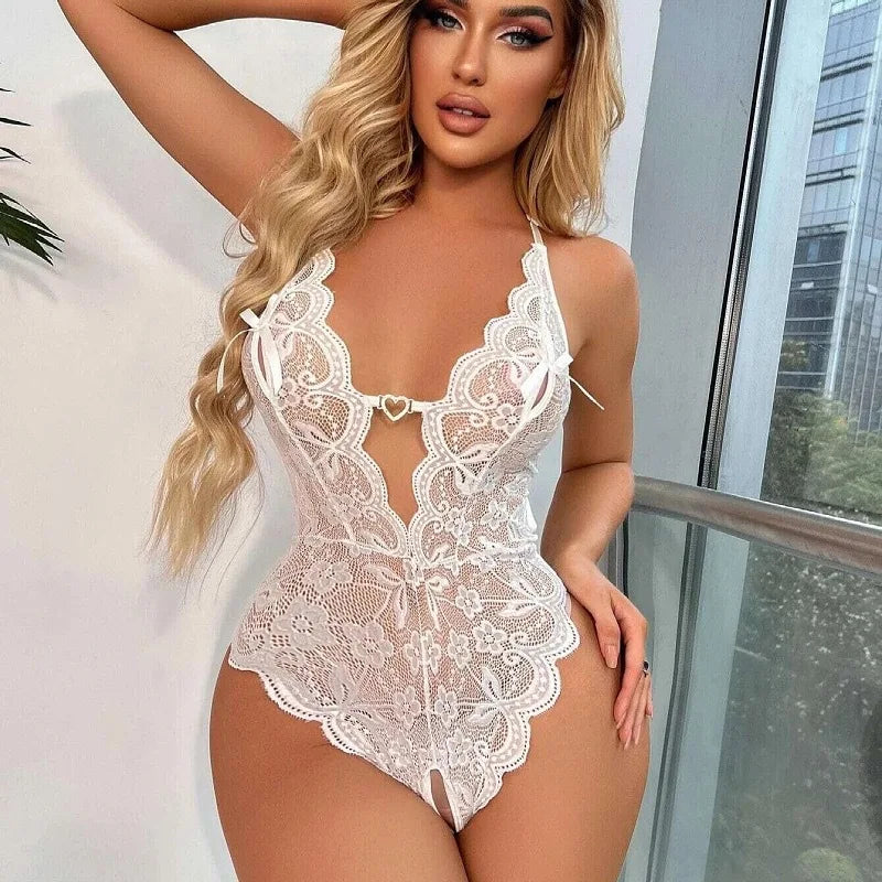 Midnight Desire Lace Teddy
