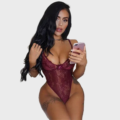 Ethereal Bloom Lace Bodysuit