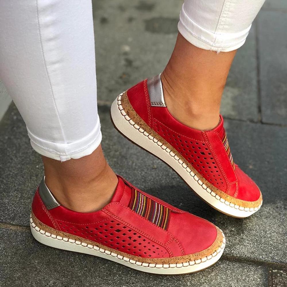 UrbanEase Perforated Slip-On Loafers