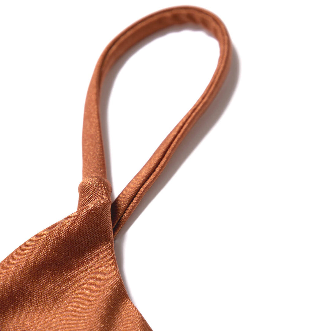 Capri Top - Shiny Burnt Sienna