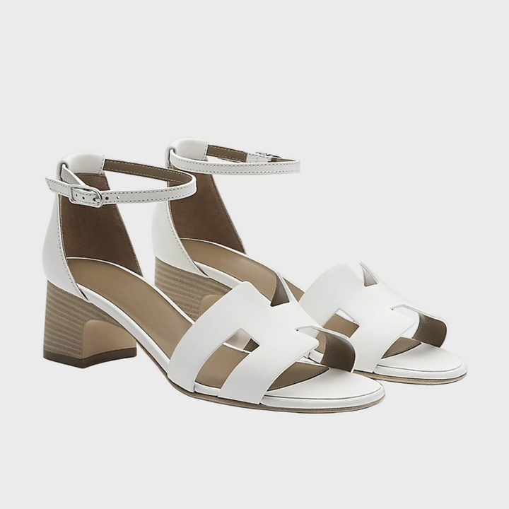 Midnight Grace Block Heel Sandals