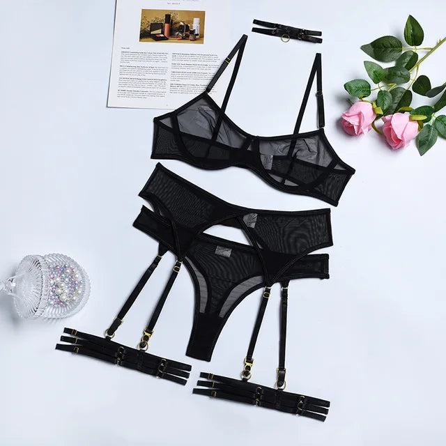 Obsidian Lace Desire Set