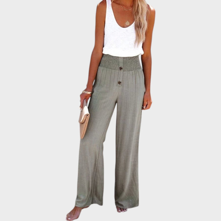 Sage Breeze High-Waist Pants