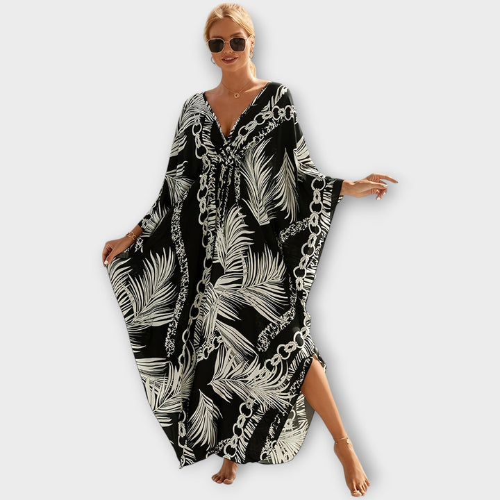 Tropical Chain Luxe Maxi Kaftan