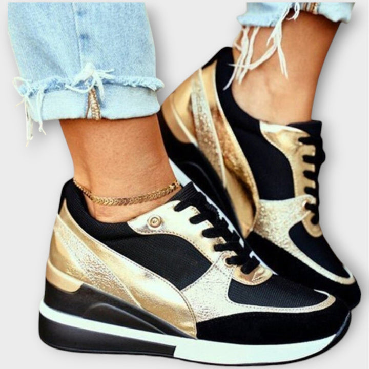 VogueLift Wedge Sneakers