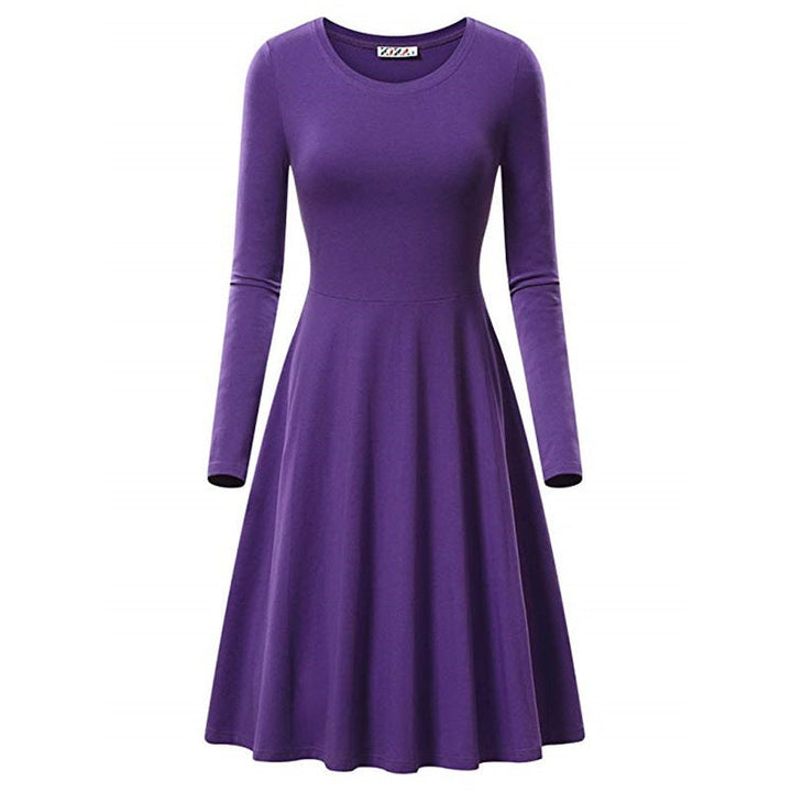 Burgundy Grace Pocket Dress
