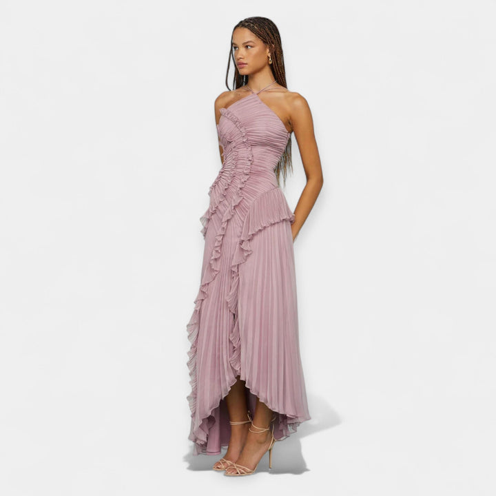Dress with Ruffled Accents