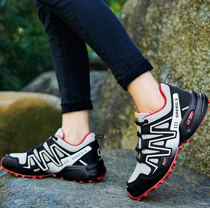 Vibrant Outdoor Trail Sneakers