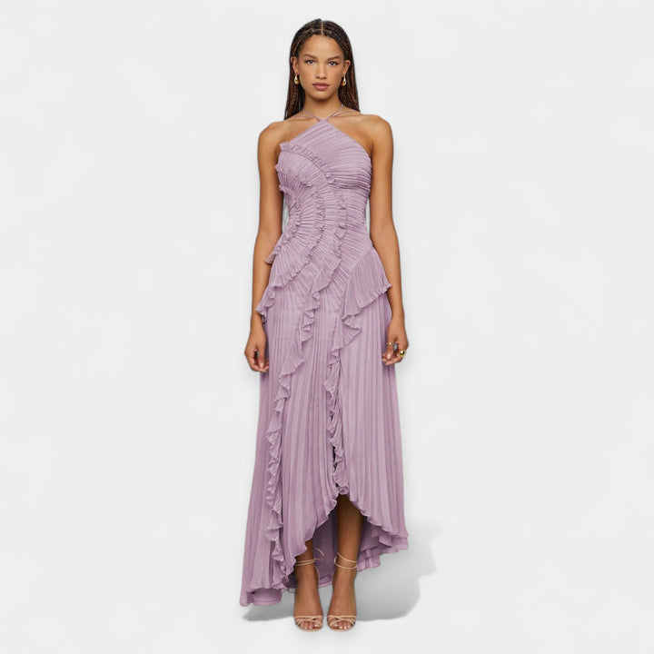 Dress with Ruffled Accents