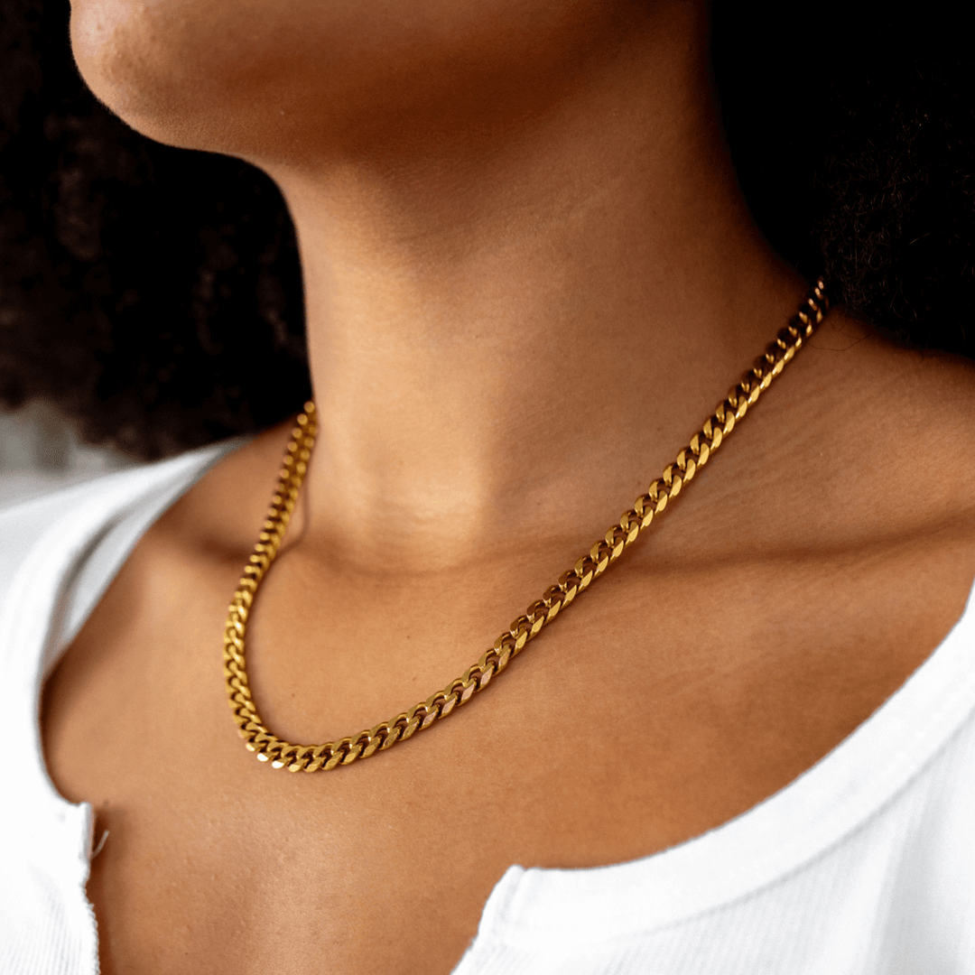 Gold Chain in Cuban Style