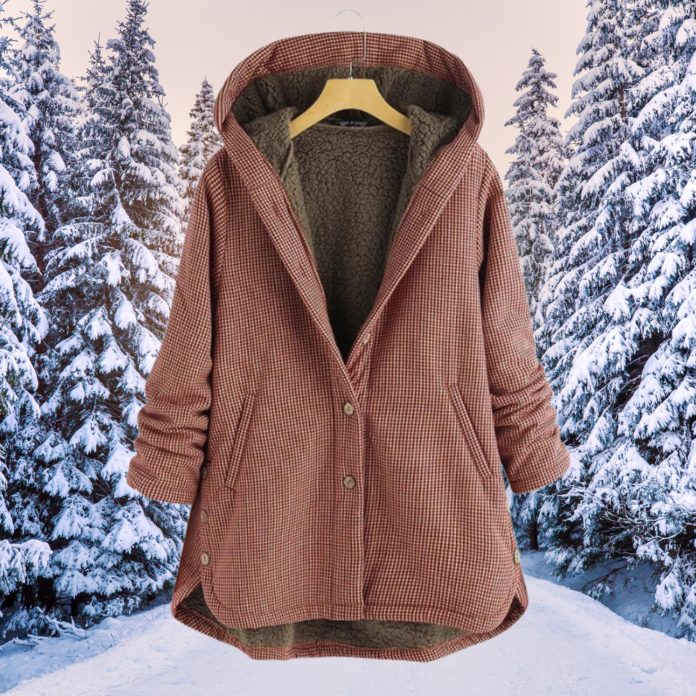 Alpine Warmth Hooded Winter Coat