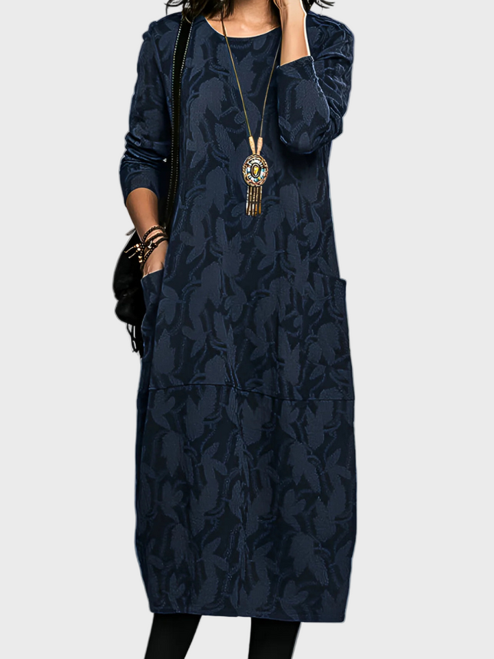 Dark Green Printed Kurti Dress