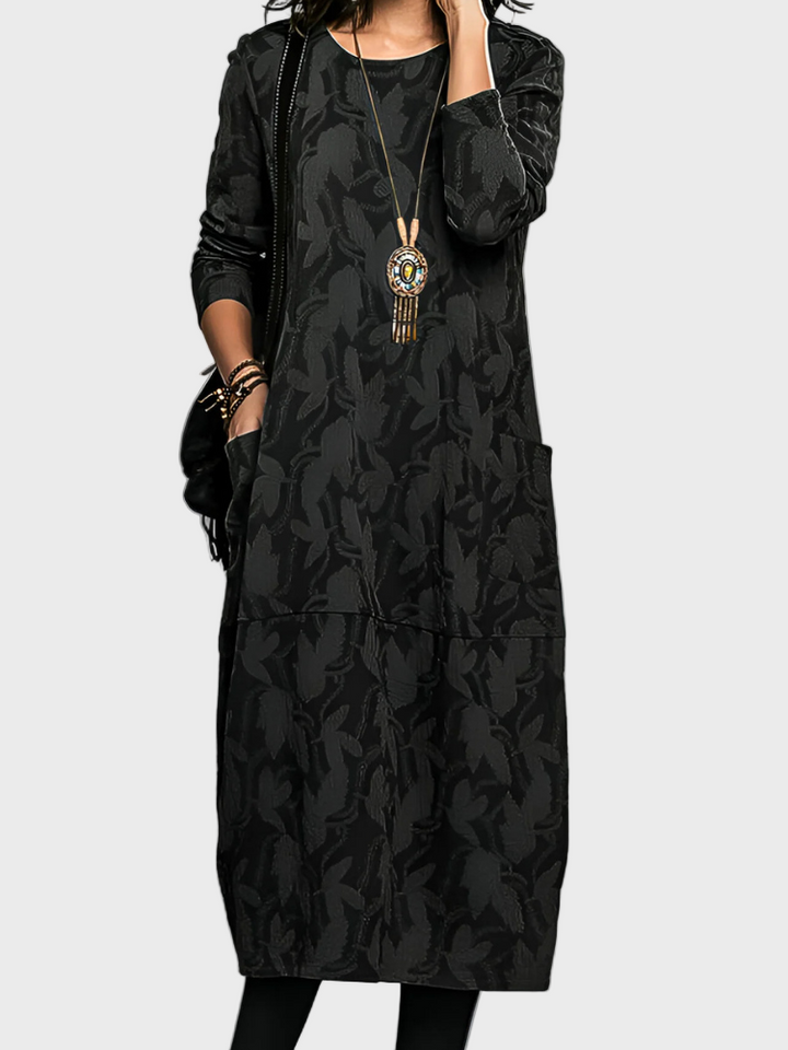 Dark Green Printed Kurti Dress