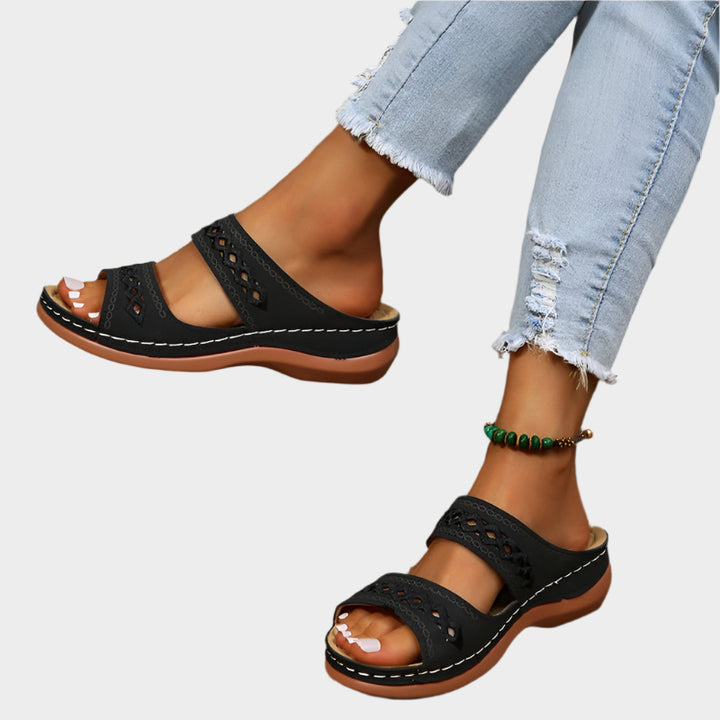 Azure Comfort Cutout Sandals