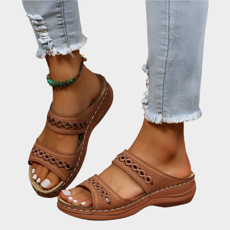 Azure Comfort Cutout Sandals