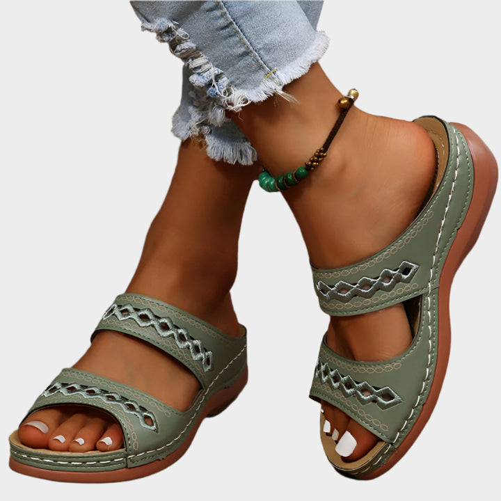 Azure Comfort Cutout Sandals