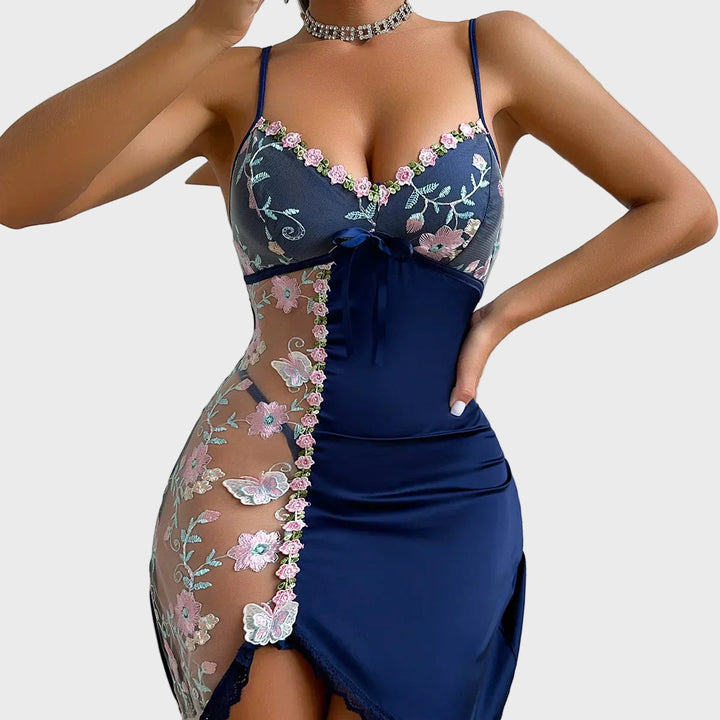 Blossom Whisper Satin Slip