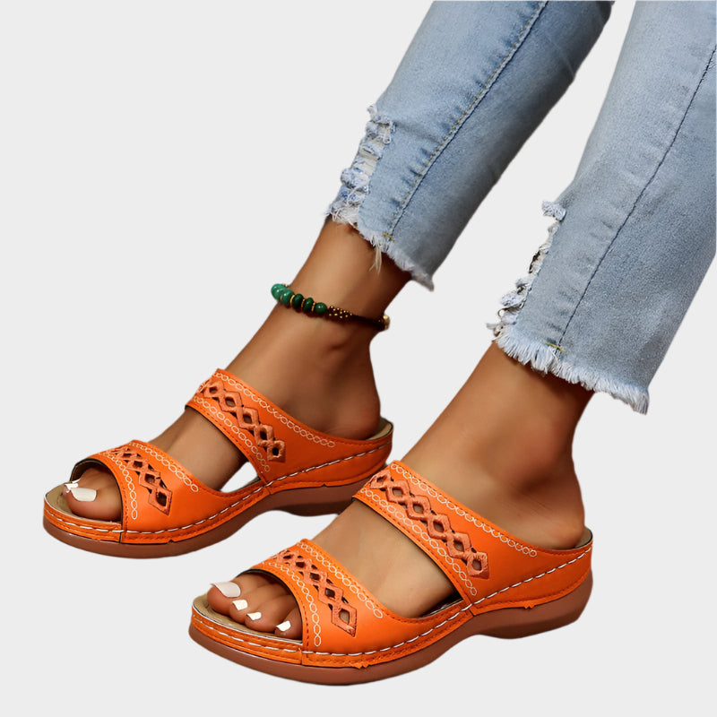 Azure Comfort Cutout Sandals