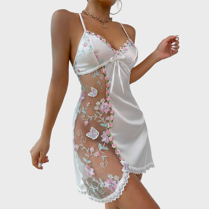 Blossom Whisper Satin Slip