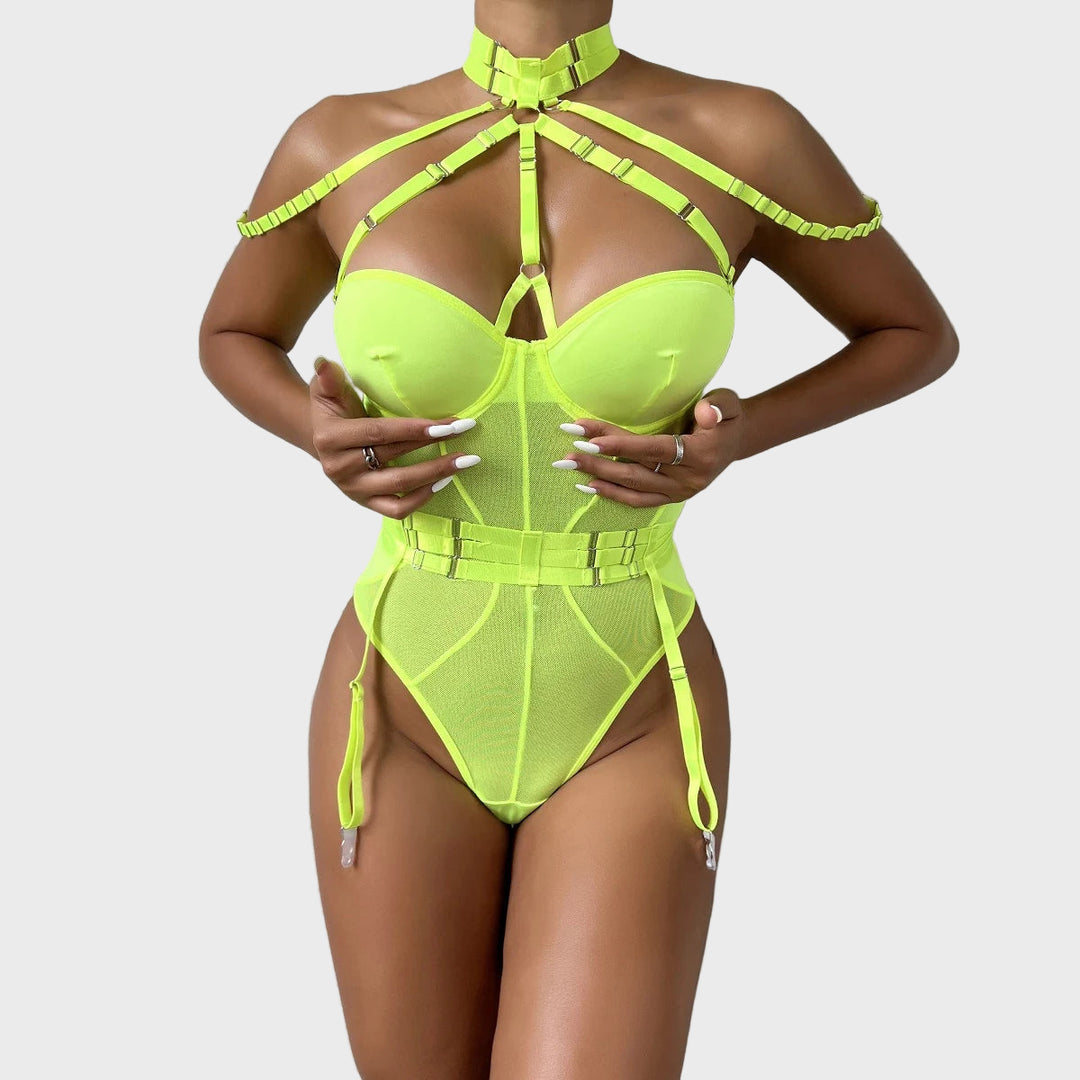 Noctura Bondage Harness Bodysuit