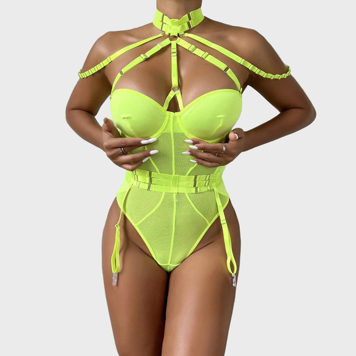 Noctura Bondage Harness Bodysuit
