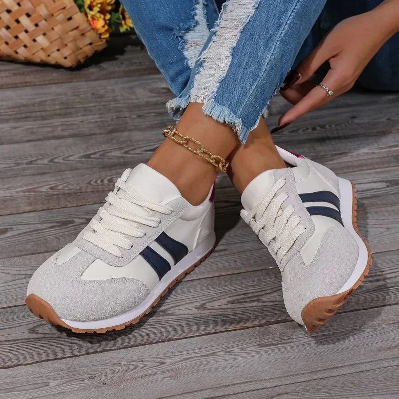 Retro Stripe Comfort Sneakers