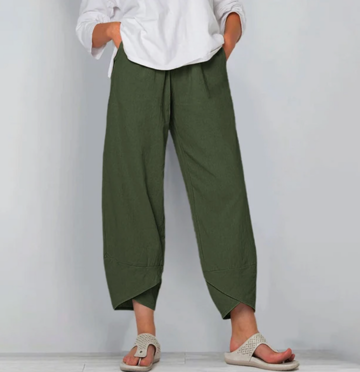Olive Serenity Relaxed Pants