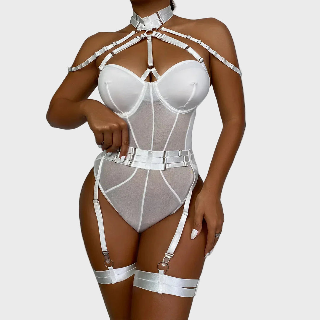 Noctura Bondage Harness Bodysuit
