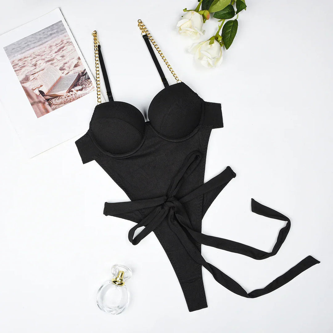 Aurelia Chain Luxe Bodysuit