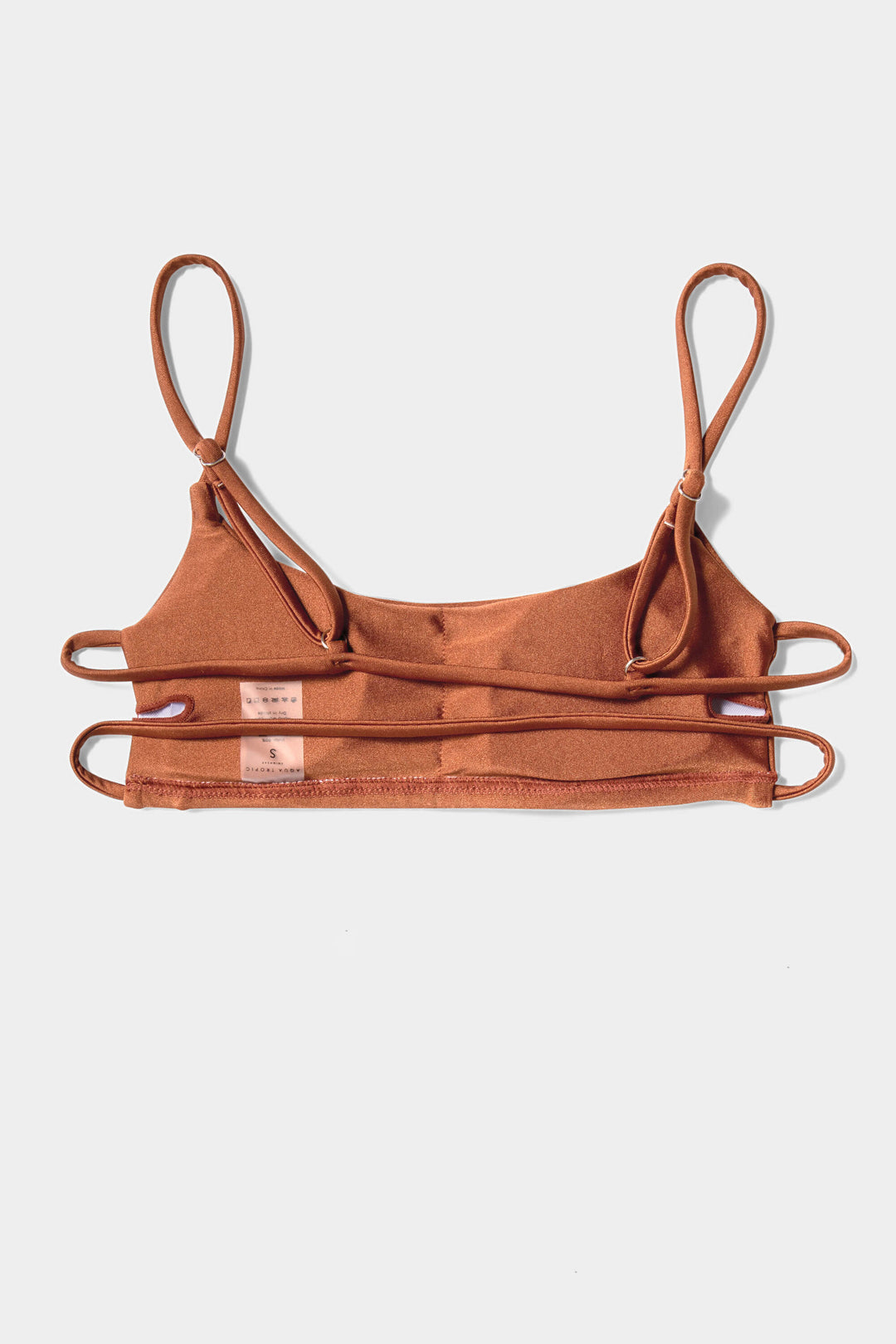 Capri Top - Shiny Burnt Sienna