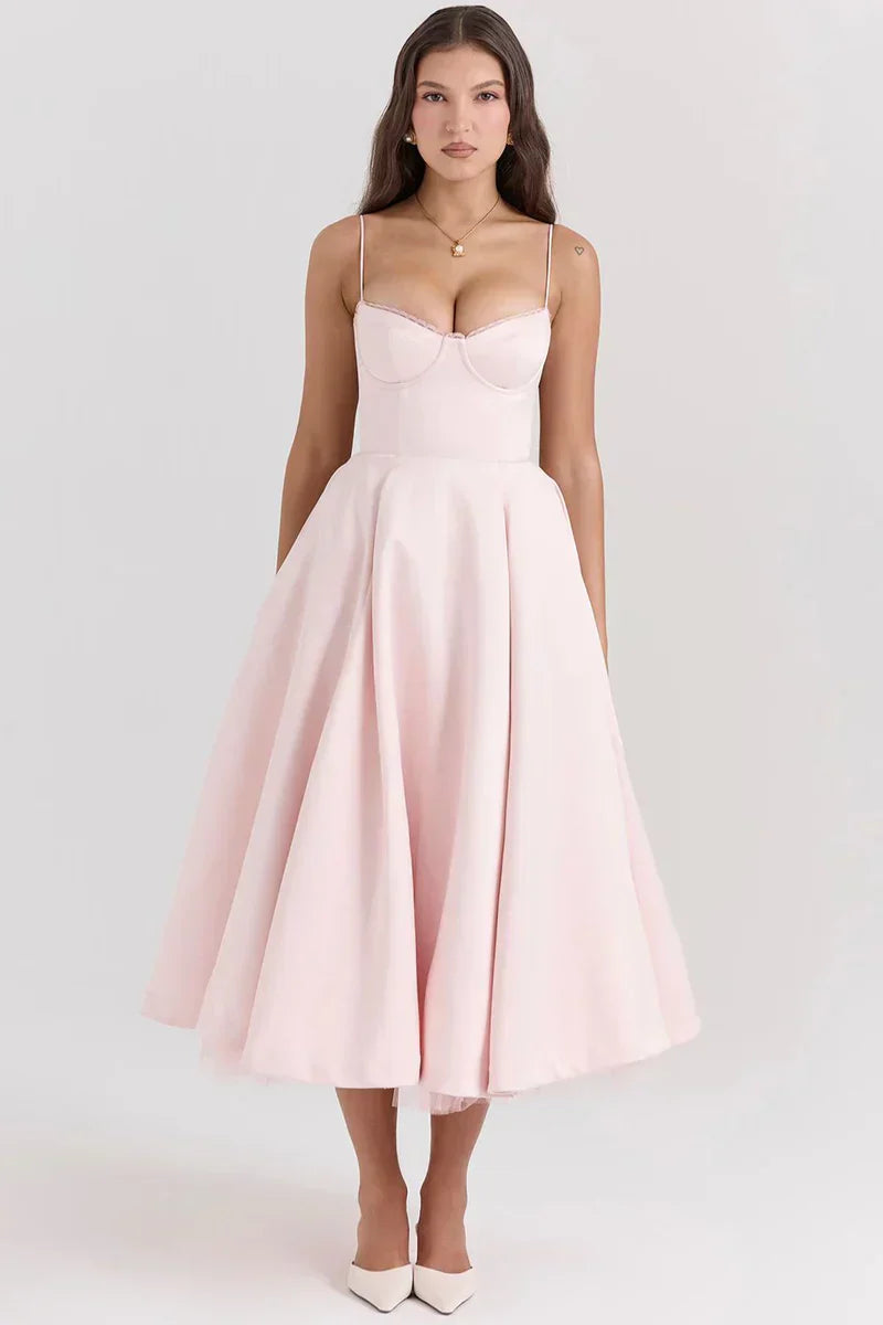 Delicate Tulle Accent Dress