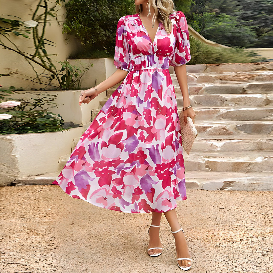 Coastal Blue Midi Dress