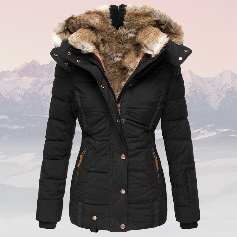 Alpine Luxe Faux Fur Parka
