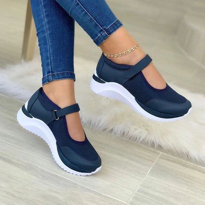 StrideEase Mary Jane Sneakers