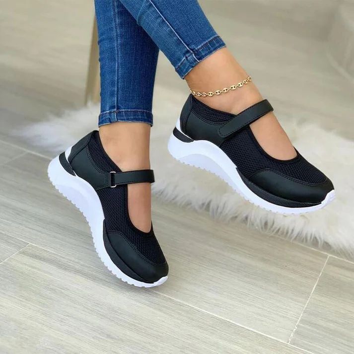 StrideEase Mary Jane Sneakers