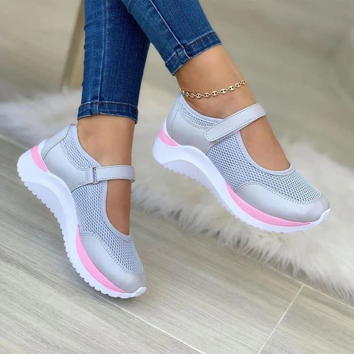StrideEase Mary Jane Sneakers