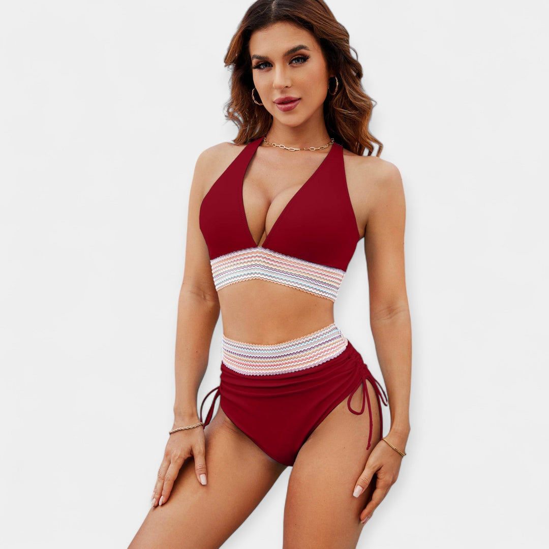 High-Waisted Bikini with Support
