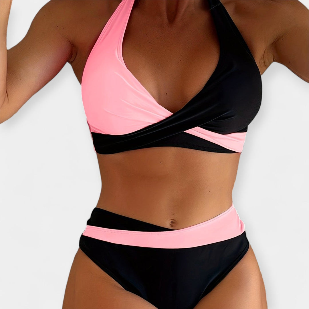 Bikini with Cross Neckline