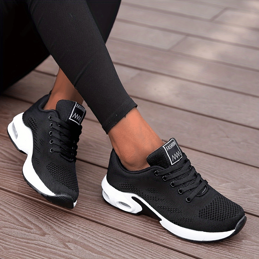 AeroFlex White Air-Cushion Sneakers