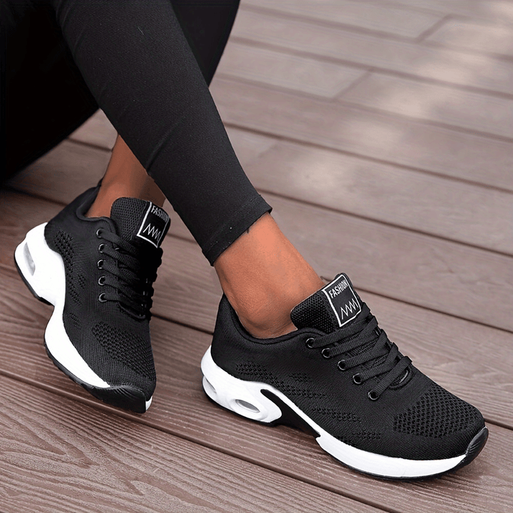 AeroFlex White Air-Cushion Sneakers