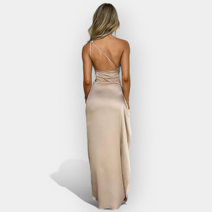 Satin Dress for Aristocratic Evenings