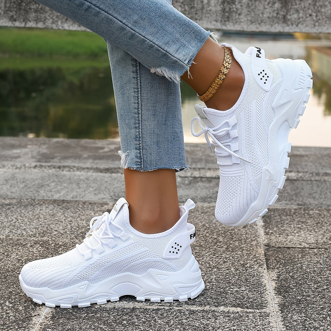 Breathable Knit Running Sneakers