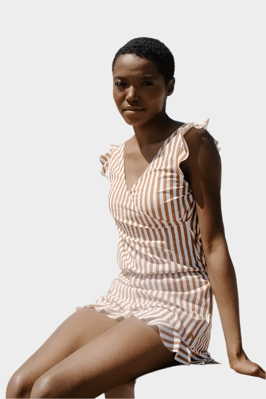 Swimsuit with Ruffles and Support