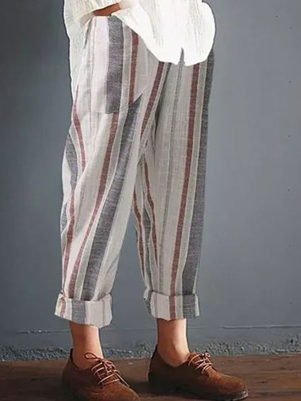 Striped Relaxed Pants