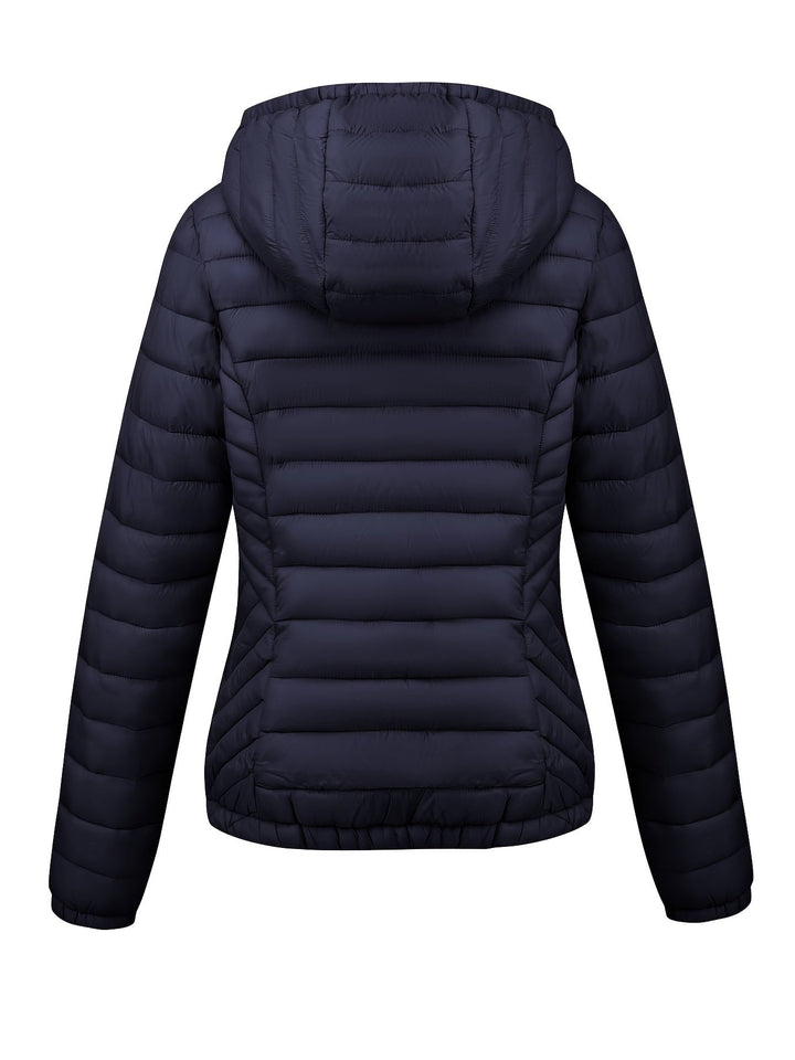 Amber Glow Puffer Jacket