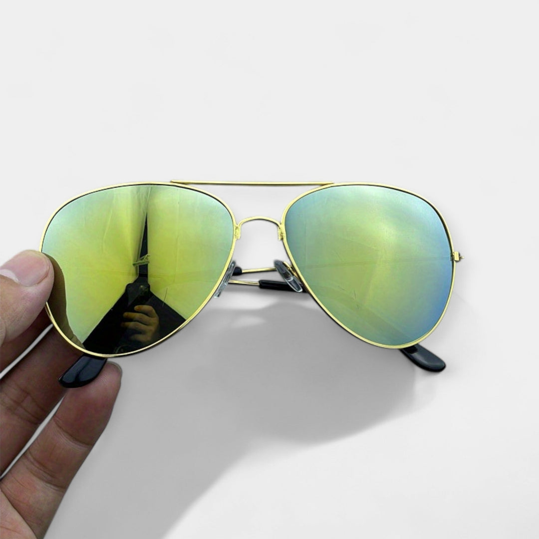 Retro Sunglasses with Mirror Lens