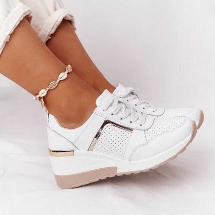LuxeRise Wedge Sneakers