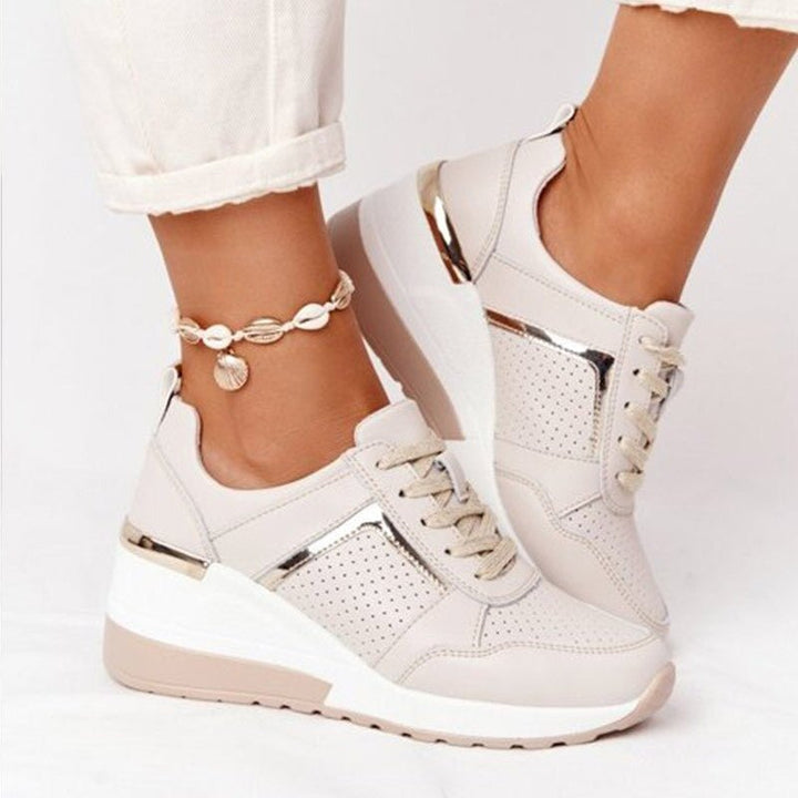 LuxeRise Wedge Sneakers