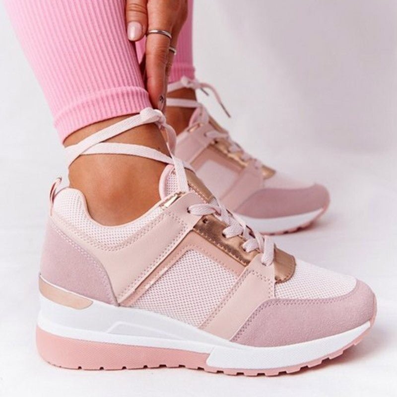 LuxeRise Wedge Sneakers