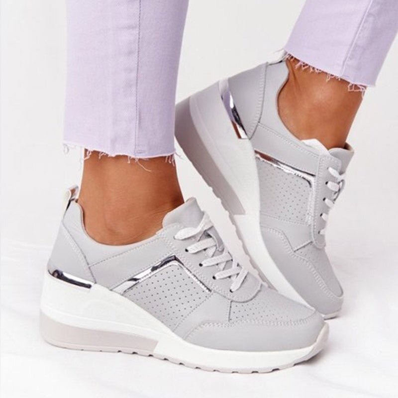 LuxeRise Wedge Sneakers